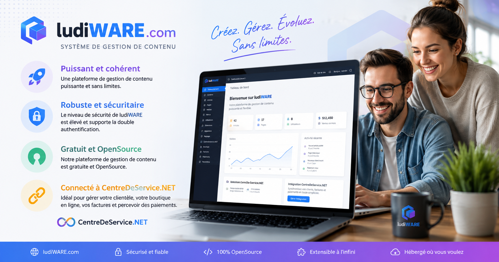 Lancement de notre publicité!